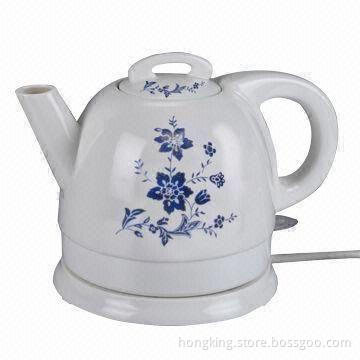 Ceramic Kettle with 0.8L Capacity and 1,300 to 1,500W Power